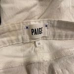 Paige  Kylie crop white cuffed jeans. Photo 2