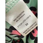 Dear Scarlett Boutique Green Hot Pink Animal Print VNeck Blouse Size Medium Photo 5