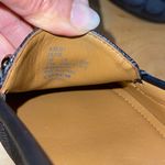 Coach Signature Olive 7.5 B Jacquard Black & Smoke Women's Driving Loafer Logo Photo 4