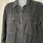 Aerie NWT Brown Corduroy Pullover 1/4 Zip Long Sleeve Top Shirt Casual XS Photo 2