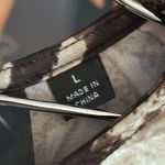 Dennis Basso  animal print stretch  dress size L plus Photo 3