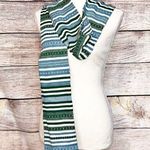 American Eagle AEO Cotton and Rabbit hair Long Striped Winter Scarf Photo 0