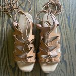 Bamboo NWOT Brown  Lace Up Gladiator Sandals Photo 1
