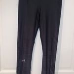 Under Armour Black Patterned Workout Leggings Photo 0