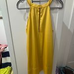 Nectar Clothing Yellow Scallop Trimmed Dress Photo 1