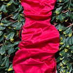 Lucy in the Sky  Red Ruched Mini Bodycon Dress Size Small NWT Photo 0