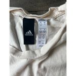 Adidas Women's Solid Beige Sleeveless Crop Top Shirt Size Large Photo 4