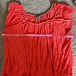 Salmon flowy ruffle top Pink Size L Photo 3