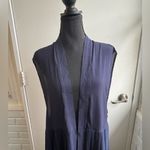 Free People  Pleated Maxi Vest OS Boho Whimsical layered chic‎ resort vacation Photo 1