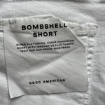 Good American Bombshell Shorts White NWT Size 14 / 32 Distressed Short Photo 11