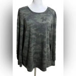 Jane and Delancey  large camo super soft long sleeve top Photo 1