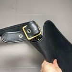 Coach Vintage  Black Leather Saddle Flap Bag Shoulder Purse Patricia Legacy 9951 Photo 7