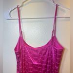 SKIMS NWOT Woven Jacquard Lace Long Slip Dress in Hot Pink SizeS Photo 8