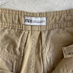 ZARA  Cargo Pants Cream Photo 1