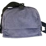 Jansport  Gray Blue Corduroy Messenger Bag  Purse Vintage 90s Y2K Utility EUC Photo 4