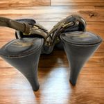 Burberry Leather Nova Check Canvas Slingback Pumps 38 Photo 5