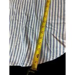 Hudson June Womens Jumpsuit Plus Size 1 Blue Ivory Stripe Linen Blend 1 Piece Photo 7