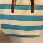 Michael Kors blue and white striped Tote Photo 10