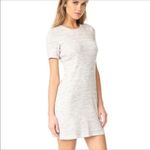 Theory Cherry B3 Stirling Rib Knit T Shirt Dress Size Large Grey Blue Photo 3