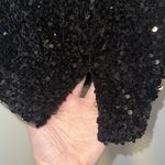 Mable Black Sequin Mini Dress Sleeveless Sheath Women’s M Medium Photo 6