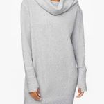 Lululemon ATHLETICA | 'Along the Way' Cowl Neck Dress Thumb Holes | Size Large Photo 0