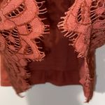 Rewind Juniors lace front tank top blouse clay large excellent dressy Photo 4