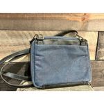 Chala Origami Crossbody Charm Shoulder Bag Denim Like Nu Euc Photo 3