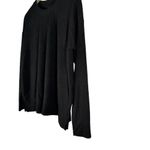 Lucky Brand Women's |  | Black Pullover Crew Neck Sweater Top - Medium Photo 4