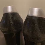 Hogan Leather Sequin Heels Black Size 5.5 Photo 8