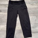 prAna  black yoga waist lightweight cropped pants size small C30 Photo 0