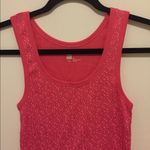 Gap  Pink & White Speckle Ribbed Tank Top Size M Photo 3