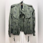 Rails REVOLVE  Collins Military Jacket in Sage With Black Stars Small Photo 1