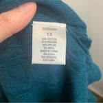 Dress Barn  Blue Sweaterdress Women's 1X Photo 7