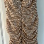 Angel Biba  Sequin Gold Dress Photo 4