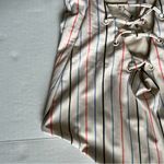 Madewell Tavik by Monahan Lace-Up One-Piece Swimsuit in Horizon Stripe xs Photo 8