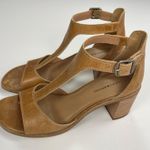 Lucky Brand Women's Sabeni T-Strap Block-Heel City Sandals Tan Size 9.5 Runs Large (10-10.5) Photo 7