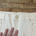 Diane Gilman DG2 | NEW Cream Stretch Denim Straight Leg Jeans Sz 10 P Photo 2