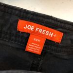 Joe Fresh Womens Casual Black Shorts Cotton Stretch 22W Photo 2
