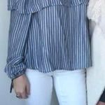 Love, Fire Off The Shoulder Stripe Top Photo 0