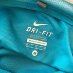 Nike  Dri-Fit Womens Athletic Short Sleeve Shirt Turquoise Blue Size M Photo 4