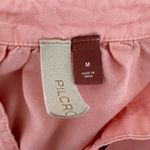 Pilcro Anthropologie ‎ Suzanne Coral Button-Down Dress Size Medium Photo 3