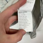 Club Monaco  Ruffle Bottom Long Sleeve Chambray Top Size Xsmall Photo 3