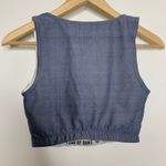 Year of Ours Dolly Denim Blue Bra Top Womens XSmall Size XS Photo 8