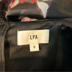 LPA Zelmira Floral Sleeveless Peplum Midi Flounce Dress Size Small Photo 13