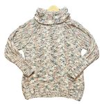 moon&madison NWT Moon & Madison Confetti Cable Knit Turtleneck Sweater Photo 0