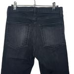 Nili Lotan High Waisted Skinny Black Jeans Basalt Wash Raw Frayed Hem Womens 26 Photo 5