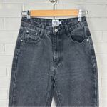 Princess Polly  Washed Black Distressed Knee Jeans Size 2 Photo 4