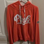 PINK - Victoria's Secret Orange Victoria's Secret PINK half zip jacket  Photo 0