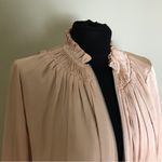 Chico's Chico’s Blush Pink Satin Bomber Jacket Photo 3