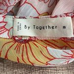 By Together  Sheer Chiffon Floral Printed Mini Dress Size Medium Photo 2